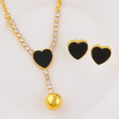 Heart Necklace Chain Jewellery Butterfly Necklace For Women New Girls Choker Clavicle Chain Trendy Charm Party Jewelry Gifts