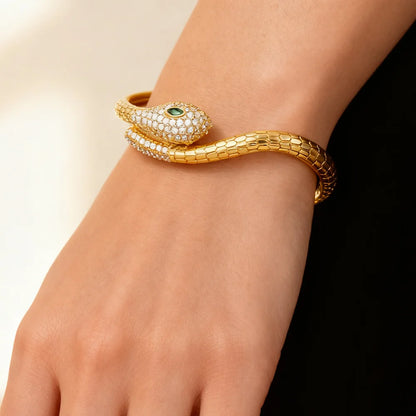 luxury jewelry accessories shine crystal design cocktail bracelet bangle ring bride weddings High Temperament  jewelry sets