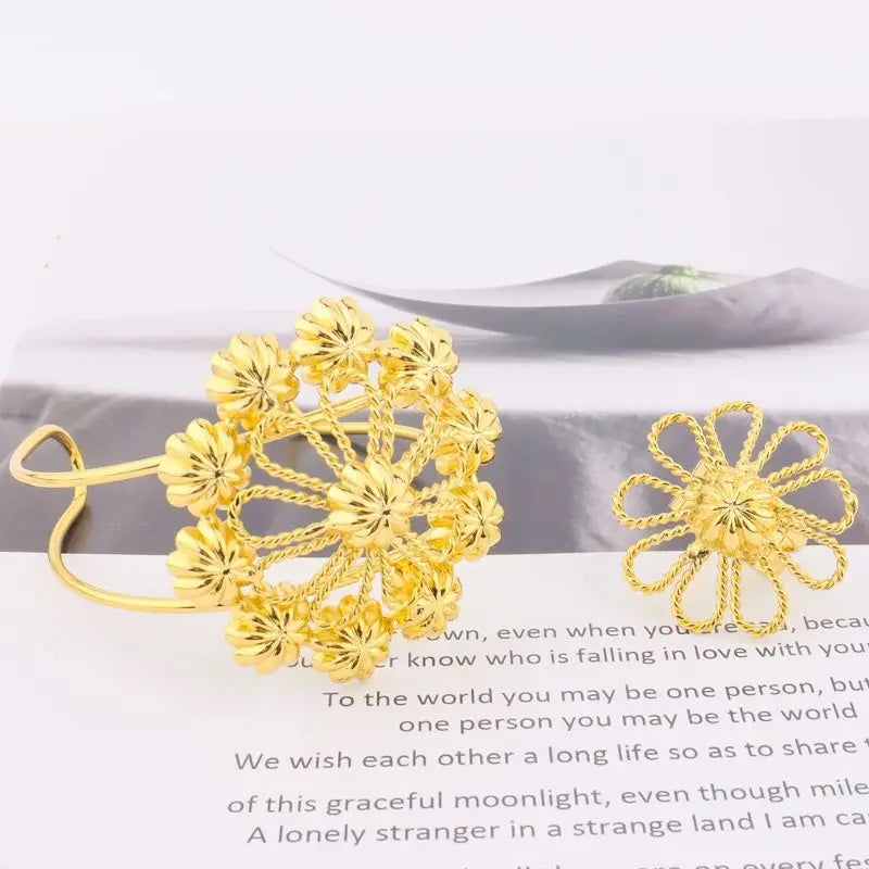 Yueming charming earrings bangle african noble luxury custom for african wedding party