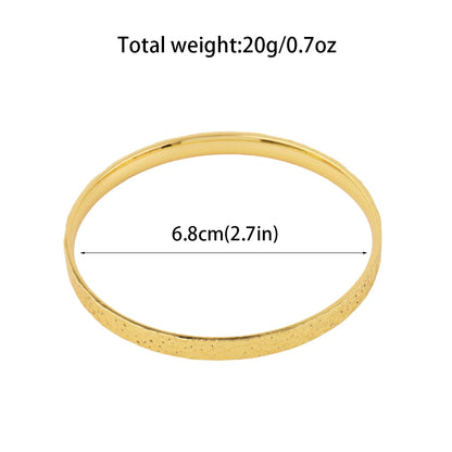 Tone 60mm Copper Hoop Bangle, Thick Engraved Design Luxury Bracelet for Women, Fashion Jewelry & Accessories for Jewelr