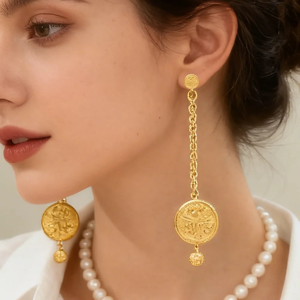 3pcs jewelry for woman earrings 18k Gold Color New Design Drop Earrings for Weddings Bridal Accessories Bohemia Ladies Earrings