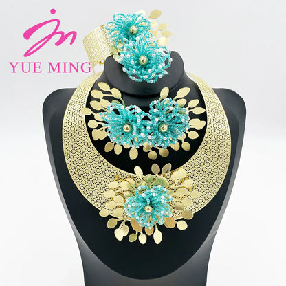 Yueming Crystal Bridal Jewelry Set