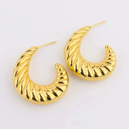 Dubai Crescent Moon Earrings & Necklace Set for Women, Luxury Wedding Party Gift, Trendy Jewelry Women Set