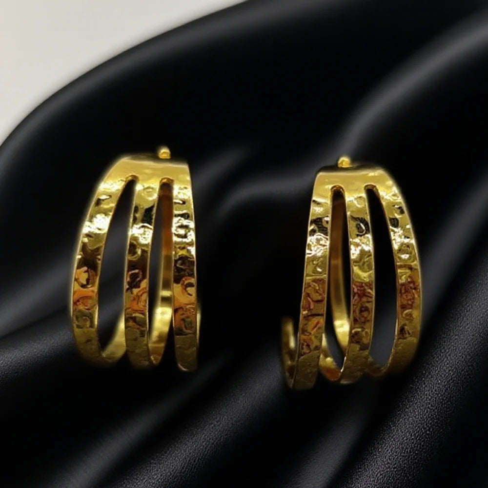Minimalist Stainless Steel 18K gold plated Earrings Daily Waterproof Jewelry for women Fashion Party Wedding Jewelry Gifts