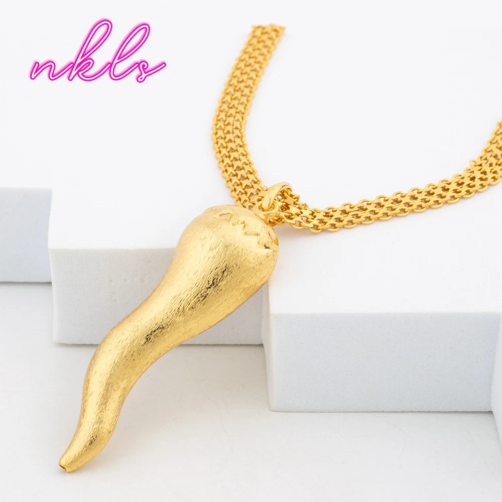 African Fashion Jewelry Set Ethiopian Dubai Luxury Design Necklace Gold Color Bangle Ring Trend Wedding Party Gift Earrings Jewe