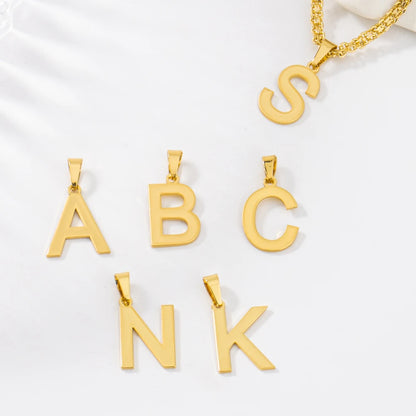 New Letter Pendant A-Z English DIY Necklace For Women's Day Wedding Party Romantic Jewelry Accessories Wholesale