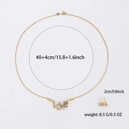 Delicate Brilliant Zirconia Earrings Necklace for Women France Italy Charm Bridal Wedding Jewelry Set Stage Wearing Accessories