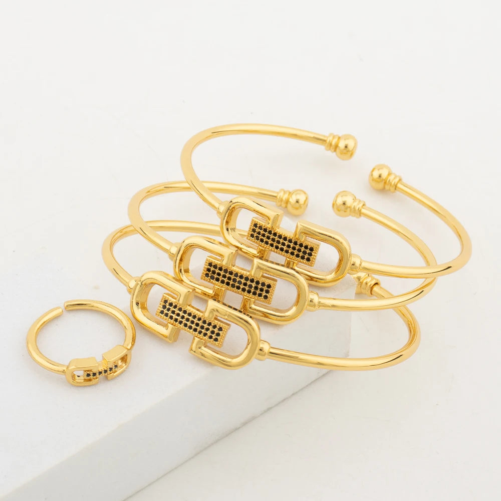 Punk Ring-Bracelet 2-in-1 for Women, New Fashion Trendy Joint Jewelry, Personality Accessories for Jewelry Gift