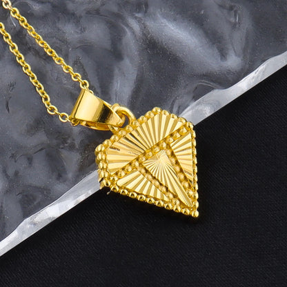 Vintage Texture Gold Plated Zinc Alloy Earrings Necklace for Women France Italy Fashion Jewelry Bijoux For Daily Wear Party Gift