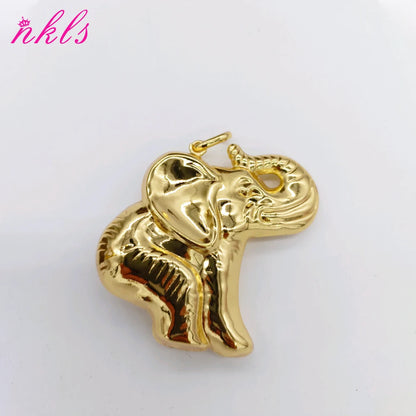 Map of African Pendant Necklace for Men and Women, Gold Color, Hip Hop, Popular Necklace, Luxury Stainless Steel, Copper Chain J