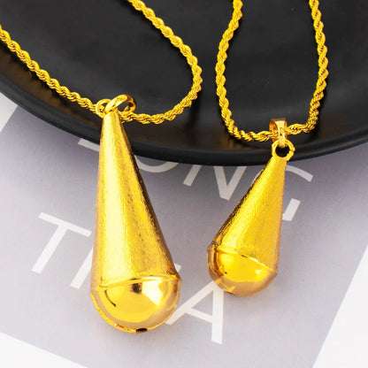 Gold Color Fashion Lion Water droplet Shape Pendant for Necklaces Copper Gold Plated Jewelry Accessories Wholesale