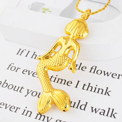 YM Elegant Pendant Series of Mermaid France Women Men Fashion Necklace Pendant DIY Jewelry Making Gift for Mother's Day Party