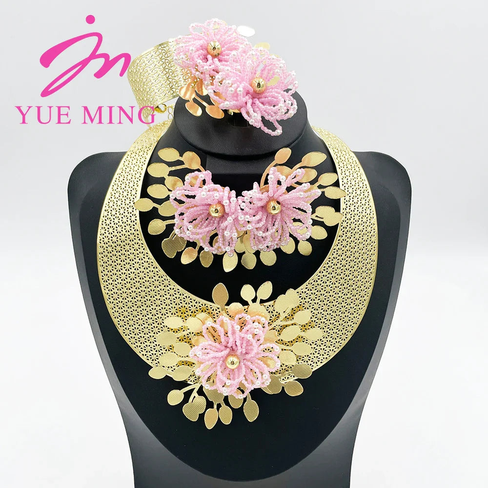 Yueming Crystal Bridal Jewelry Set